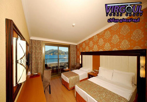 اتاق هتل گلدن راک بیچ مارماریس