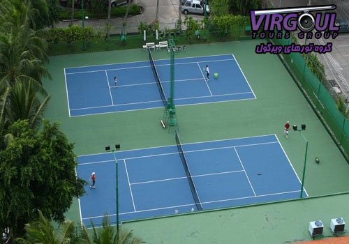 زمین تنیس هتل امپریال پاتایا