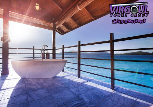 تراس هتل اینچنتد آیلند سیشل