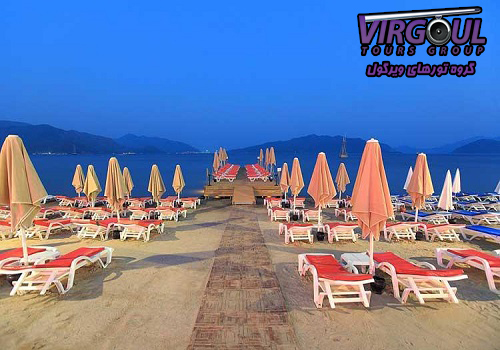 ساحل هتل اورکا نرگس بیچ مارماریس