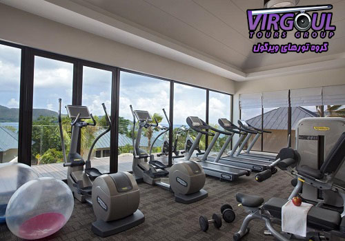 سالن ورزشی هتل رافلز پراسلین سیشل