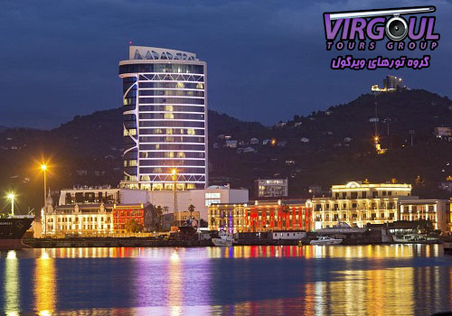 ساختمان هتل لئو گرند باتومی گرجستان