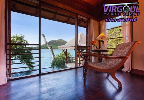 چشم انداز هتل اینچنتد آیلند سیشل